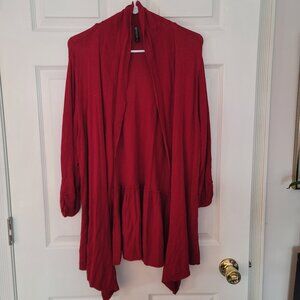 Womens Red Massini long sweater